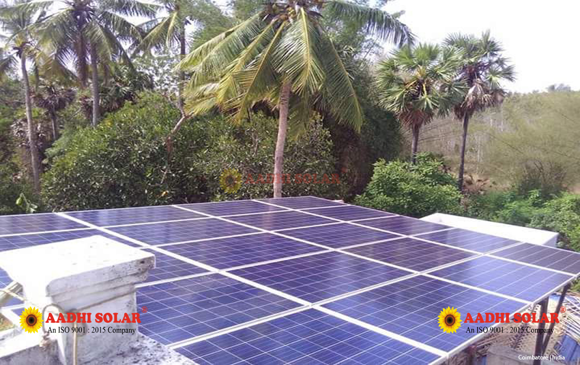 Aadhi Solar Power Plant On Grid